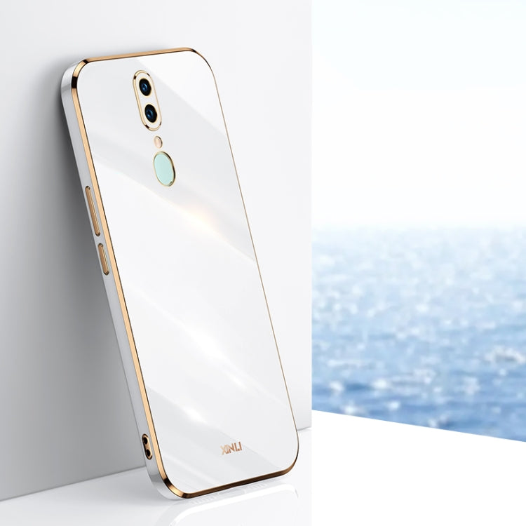 XINLI Straight Edge 6D Electroplate TPU Phone Case, For OPPO A92s, For OPPO A93, For OPPO F11