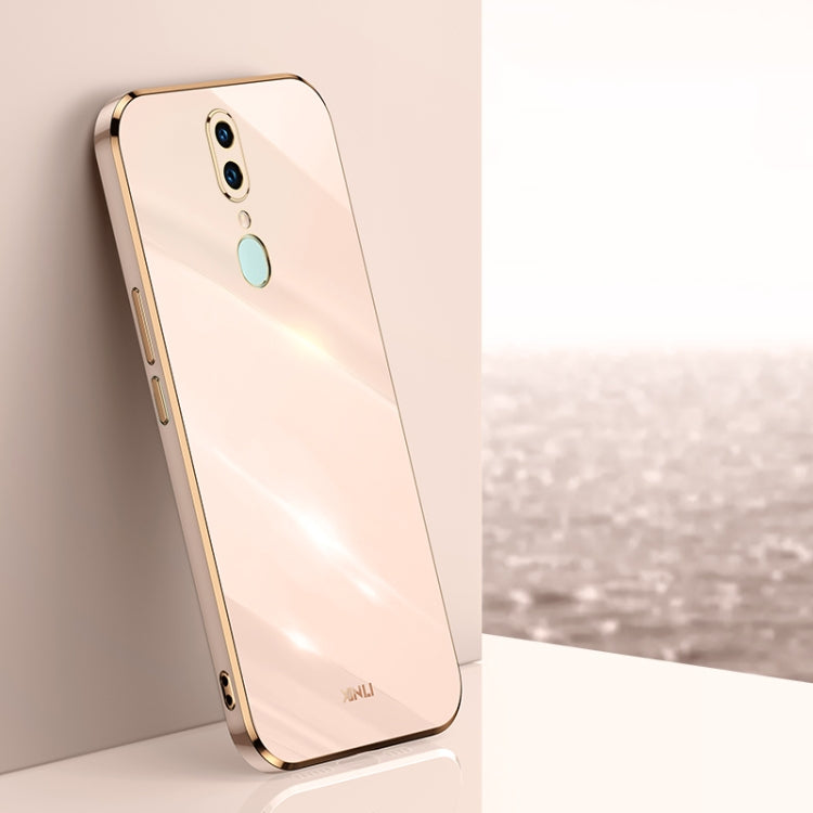 XINLI Straight Edge 6D Electroplate TPU Phone Case, For OPPO A92s, For OPPO A93, For OPPO F11