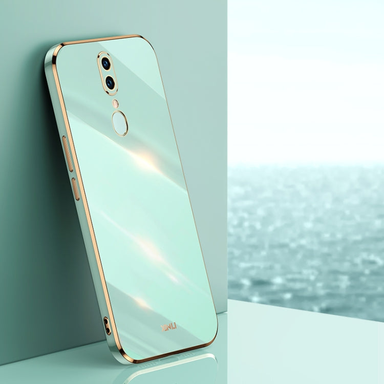 XINLI Straight Edge 6D Electroplate TPU Phone Case, For OPPO A92s, For OPPO A93, For OPPO F11