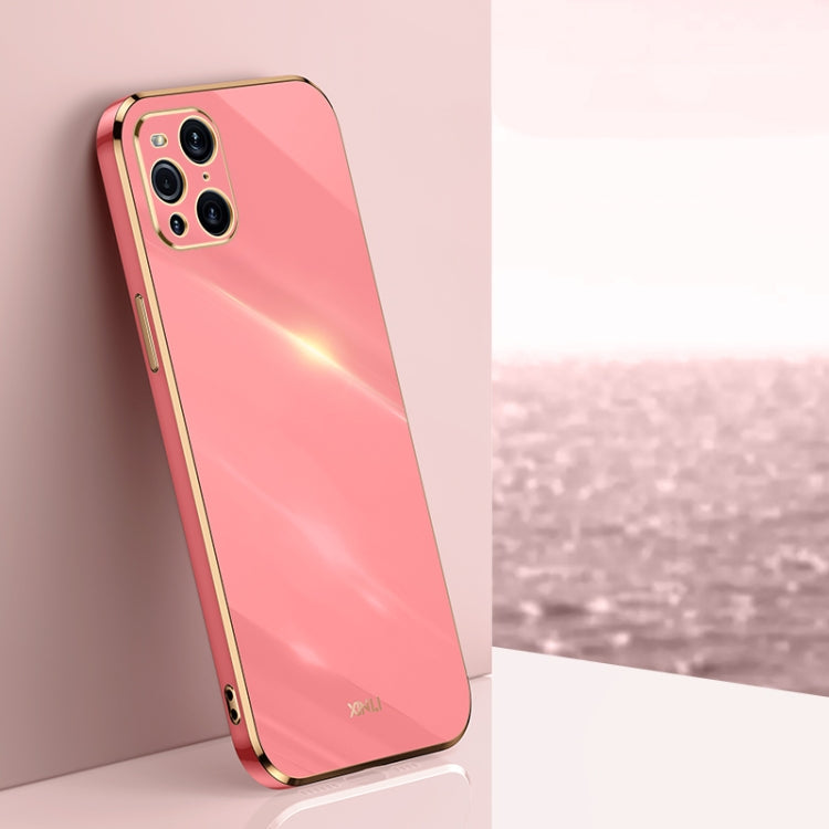 XINLI Straight Edge 6D Electroplate TPU Phone Case, For OPPO Find X3 Pro, For OPPO K9, For OPPO Reno4