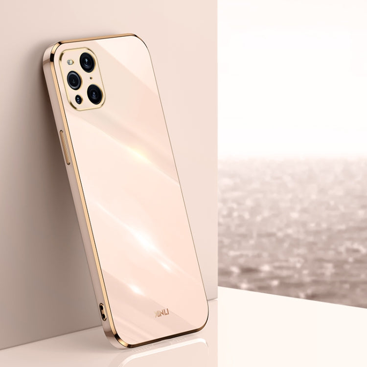 XINLI Straight Edge 6D Electroplate TPU Phone Case, For OPPO Find X3 Pro, For OPPO K9, For OPPO Reno4