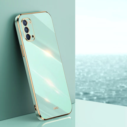 XINLI Straight Edge 6D Electroplate TPU Phone Case, For OPPO Find X3 Pro, For OPPO K9, For OPPO Reno4
