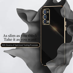 XINLI Straight Edge 6D Electroplate TPU Phone Case, For OPPO Reno6 Pro+ 5G, For OPPO A53 5G, For OPPO Reno6 5G, For OPPO A53
