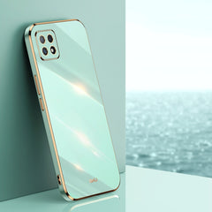 XINLI Straight Edge 6D Electroplate TPU Phone Case, For OPPO Reno6 Pro+ 5G, For OPPO A53 5G, For OPPO Reno6 5G, For OPPO A53