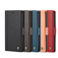 LC.IMEEKE Magnetic Buckle PU + TPU Horizontal Flip Leather Case with Holder & Card Slots & Wallet, For iPhone 8 Plus & 7 Plus, For iPhone X / XS, For iPhone XS Max, For iPhone XR, For iPhone 11, For iPhone 11 Pro