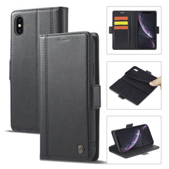 LC.IMEEKE Magnetic Buckle PU + TPU Horizontal Flip Leather Case with Holder & Card Slots & Wallet, For iPhone 8 Plus & 7 Plus, For iPhone X / XS, For iPhone XS Max, For iPhone XR, For iPhone 11, For iPhone 11 Pro