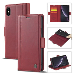 LC.IMEEKE Magnetic Buckle PU + TPU Horizontal Flip Leather Case with Holder & Card Slots & Wallet, For iPhone 8 Plus & 7 Plus, For iPhone X / XS, For iPhone XS Max, For iPhone XR, For iPhone 11, For iPhone 11 Pro