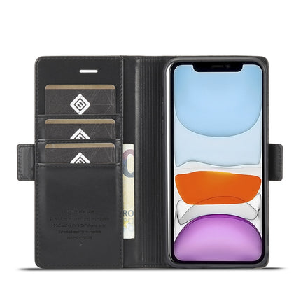 LC.IMEEKE Magnetschnalle PU + TPU Horizontal Flip Lederhülle mit Halter &amp; Kartenfächern &amp; Geldbörse, Für iPhone 11 Pro Max, Für iPhone 12 Pro Max, Für iPhone 12 / 12 Pro, Für iPhone 12 mini