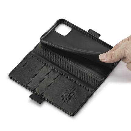 LC.IMEEKE Magnetschnalle PU + TPU Horizontal Flip Lederhülle mit Halter &amp; Kartenfächern &amp; Geldbörse, Für iPhone 11 Pro Max, Für iPhone 12 Pro Max, Für iPhone 12 / 12 Pro, Für iPhone 12 mini