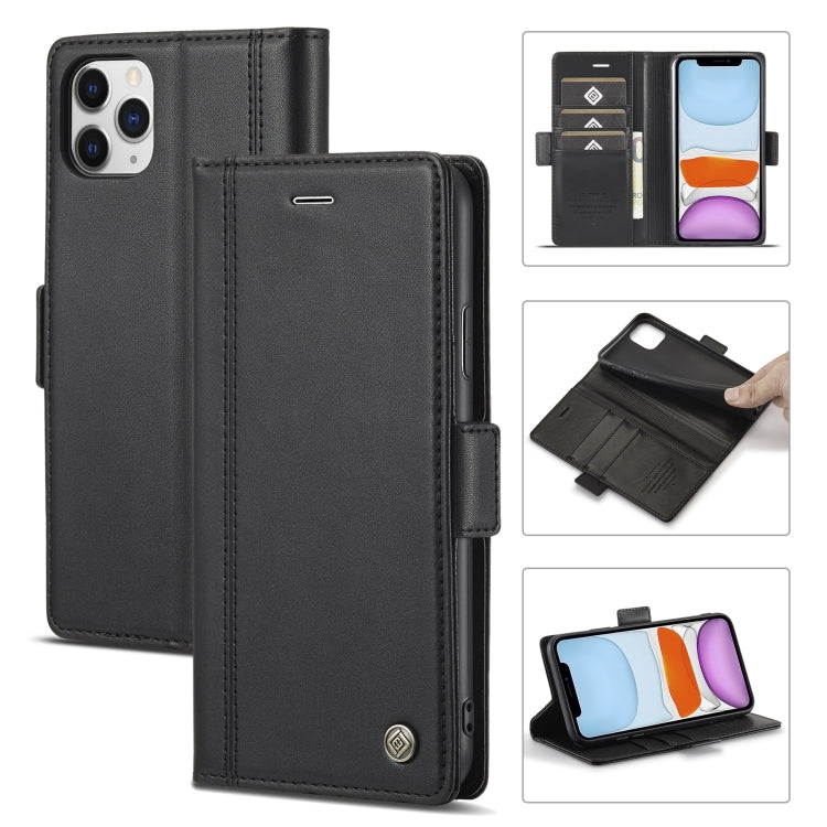 LC.IMEEKE Magnetic Buckle PU + TPU Horizontal Flip Leather Case with Holder & Card Slots & Wallet, For iPhone 11 Pro Max, For iPhone 12 Pro Max, For iPhone 12 / 12 Pro, For iPhone 12 mini