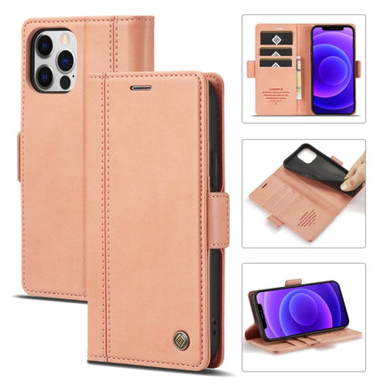 LC.IMEEKE Magnetschnalle PU + TPU Horizontal Flip Lederhülle mit Halter &amp; Kartenfächern &amp; Geldbörse, Für iPhone 11 Pro Max, Für iPhone 12 Pro Max, Für iPhone 12 / 12 Pro, Für iPhone 12 mini