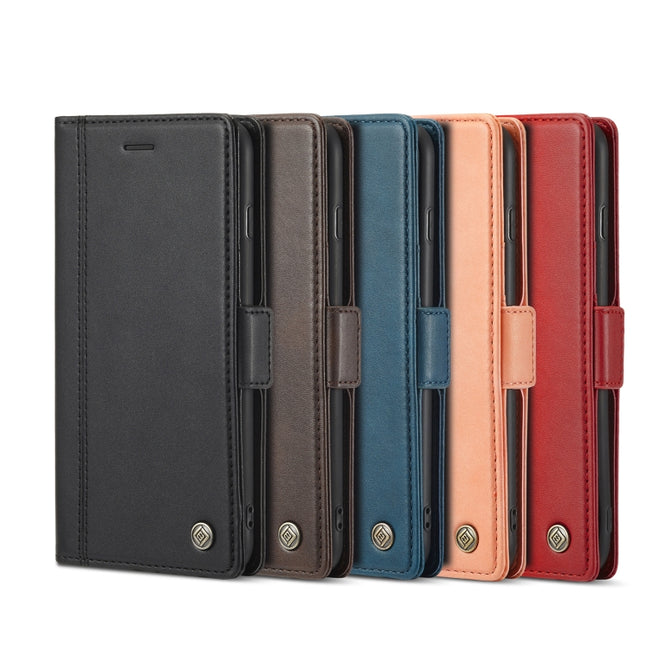 LC.IMEEKE Magnetic Buckle PU + TPU Horizontal Flip Leather Case with Holder & Card Slots & Wallet, For iPhone 12 / 12 Pro, For iPhone 12 mini