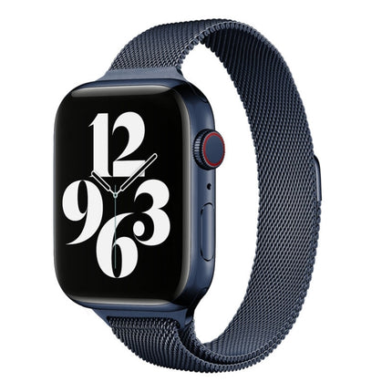 Milan Loopback Small Waist Replacement Watchband For Apple Watch Series, 7 41mm / 6 & SE & 5 & 4 40mm / 3 & 2 & 1 38mm, 7 45mm / 6 & SE & 5 & 4 44mm / 3 & 2 & 1 42mm