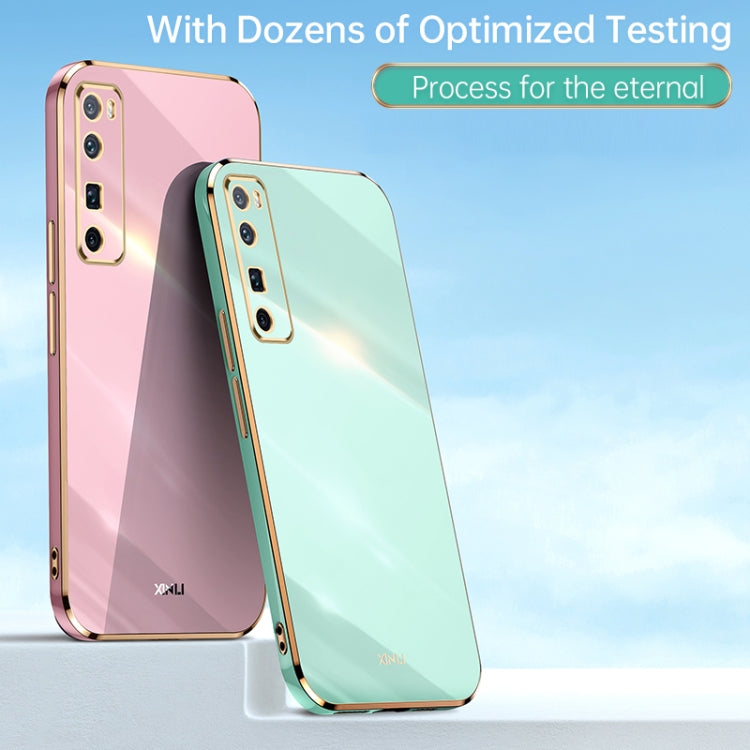 XINLI Straight Edge 6D Electroplate TPU Phone Case, For Huawei nova 7 5G, For Huawei nova 7 Pro 5G, For Huawei nova 7 SE