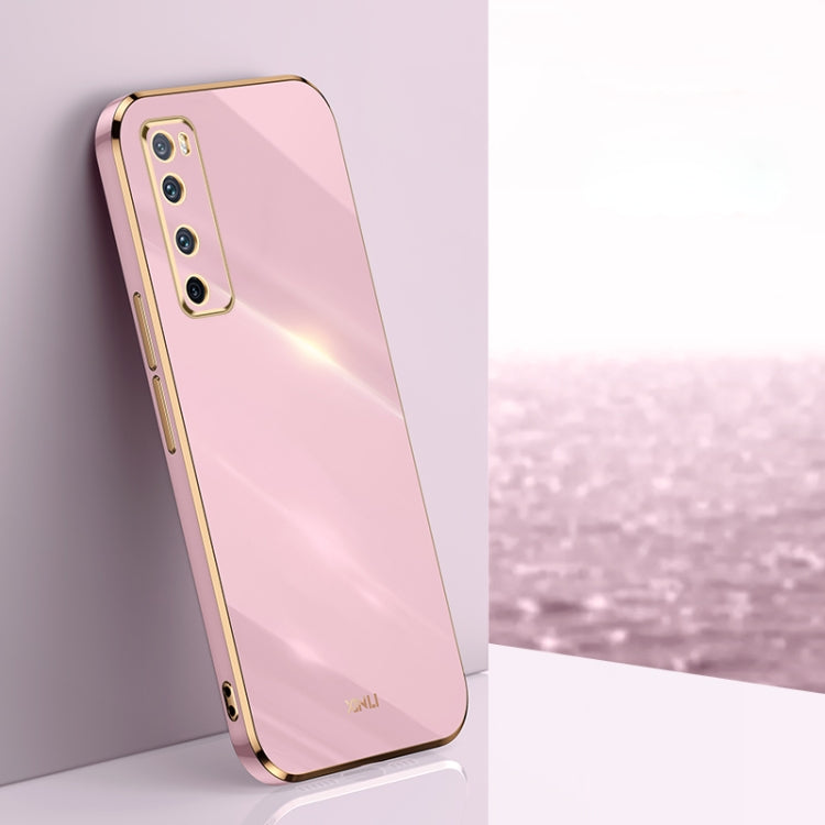 XINLI Straight Edge 6D Electroplate TPU Phone Case, For Huawei nova 7 5G, For Huawei nova 7 Pro 5G, For Huawei nova 7 SE