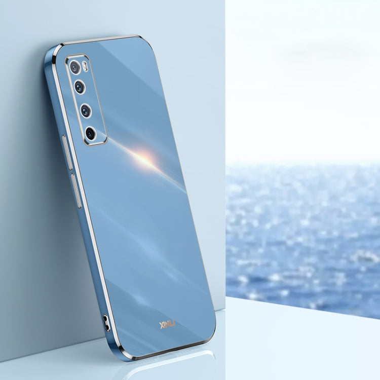 XINLI Straight Edge 6D Electroplate TPU Phone Case, For Huawei nova 7 5G, For Huawei nova 7 Pro 5G, For Huawei nova 7 SE