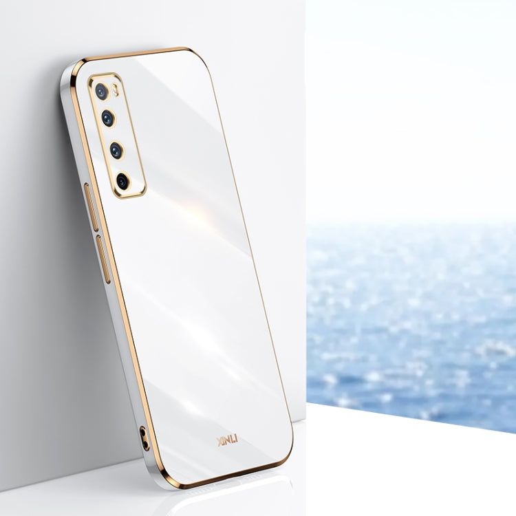 XINLI Straight Edge 6D Electroplate TPU Phone Case, For Huawei nova 7 5G, For Huawei nova 7 Pro 5G, For Huawei nova 7 SE