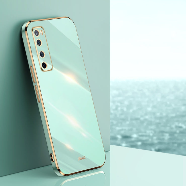 XINLI Straight Edge 6D Electroplate TPU Phone Case, For Huawei nova 7 5G, For Huawei nova 7 Pro 5G, For Huawei nova 7 SE