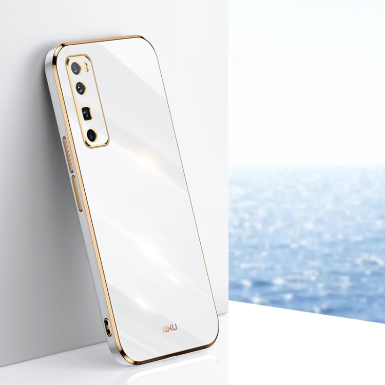 XINLI Straight Edge 6D Electroplate TPU Phone Case, For Huawei nova 7 5G, For Huawei nova 7 Pro 5G, For Huawei nova 7 SE
