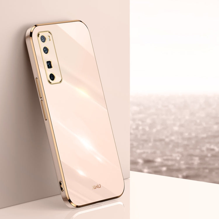 XINLI Straight Edge 6D Electroplate TPU Phone Case, For Huawei nova 7 5G, For Huawei nova 7 Pro 5G, For Huawei nova 7 SE