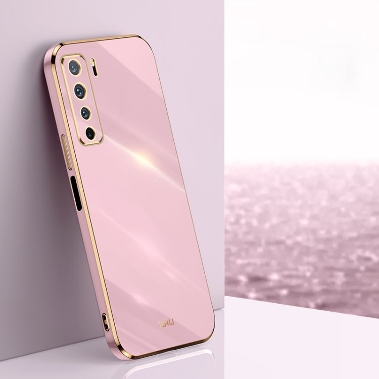 XINLI Straight Edge 6D Electroplate TPU Phone Case, For Huawei nova 7 5G, For Huawei nova 7 Pro 5G, For Huawei nova 7 SE