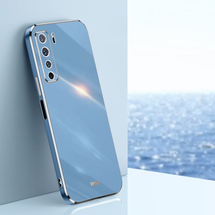 XINLI Straight Edge 6D Electroplate TPU Phone Case, For Huawei nova 7 5G, For Huawei nova 7 Pro 5G, For Huawei nova 7 SE
