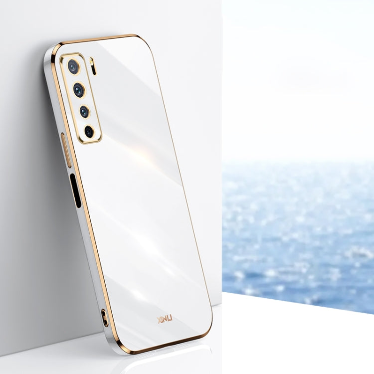 XINLI Straight Edge 6D Electroplate TPU Phone Case, For Huawei nova 7 5G, For Huawei nova 7 Pro 5G, For Huawei nova 7 SE