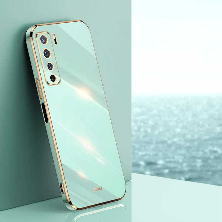 XINLI Straight Edge 6D Electroplate TPU Phone Case, For Huawei nova 7 5G, For Huawei nova 7 Pro 5G, For Huawei nova 7 SE