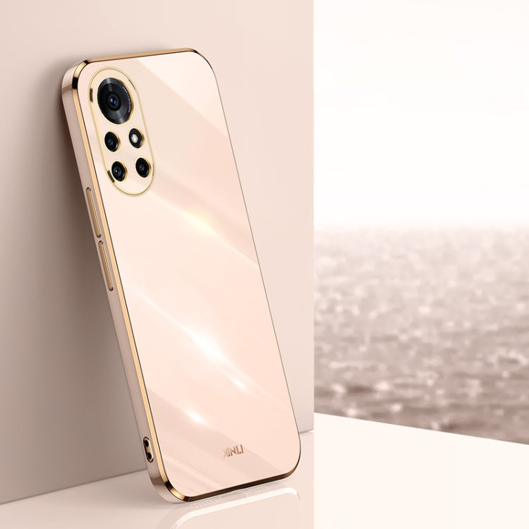 XINLI Straight Edge 6D Electroplate TPU Phone Case, For Huawei nova 8 5G, For Huawei nova 8 Pro 5G, For Huawei nova 8 SE
