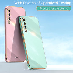 XINLI Straight Edge 6D Electroplate TPU Phone Case, For Huawei P30, For Huawei P30 Pro, For Huawei P30 Lite