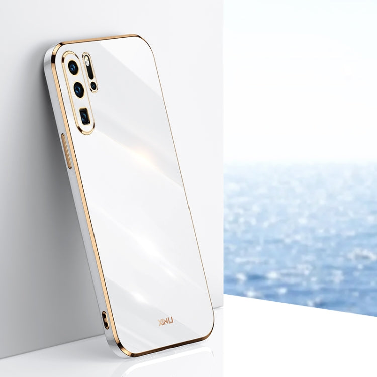 XINLI Straight Edge 6D Electroplate TPU Phone Case, For Huawei P30, For Huawei P30 Pro, For Huawei P30 Lite