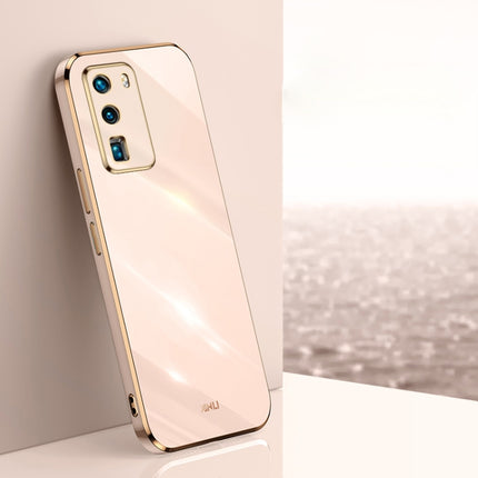 XINLI Straight Edge 6D Electroplate TPU Phone Case, For Huawei P30 Pro, For Huawei P30 Lite, For Huawei P40