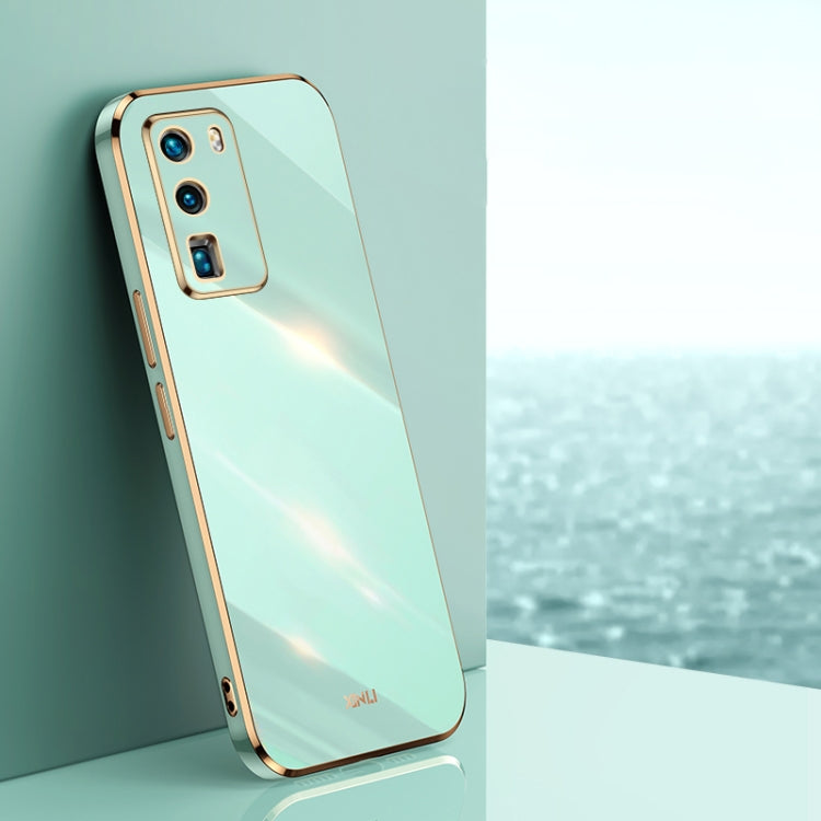 XINLI Straight Edge 6D Electroplate TPU Phone Case, For Huawei P40, For Huawei P40 Pro, For Honor 20