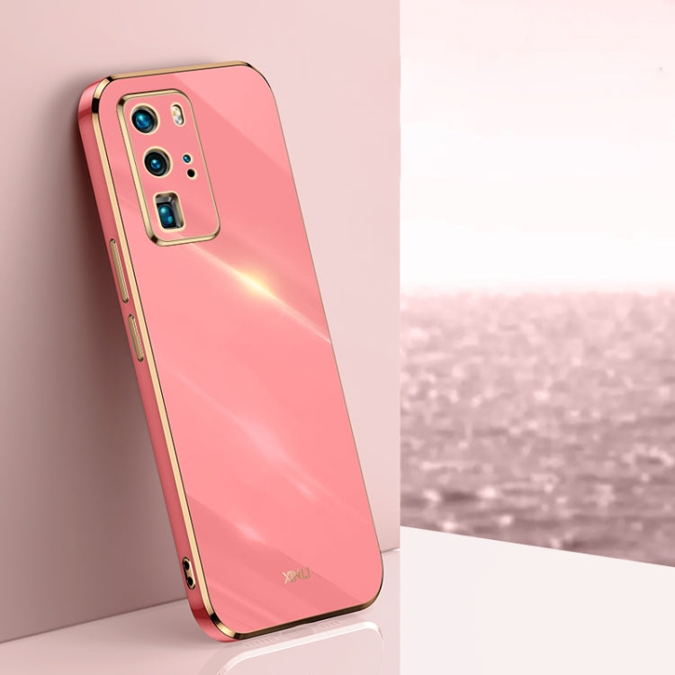 XINLI Straight Edge 6D Electroplate TPU Phone Case, For Huawei P40, For Huawei P40 Pro, For Honor 20