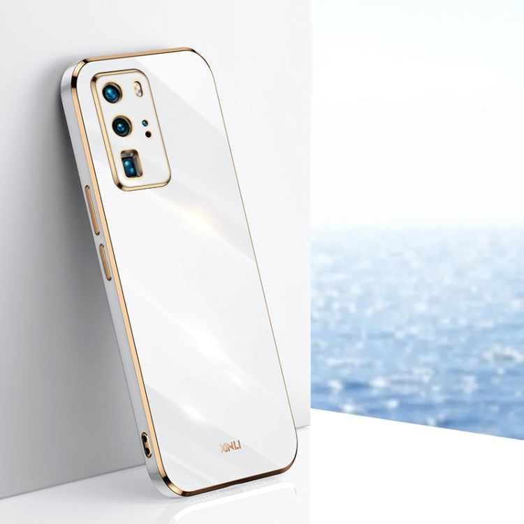 XINLI Straight Edge 6D Electroplate TPU Phone Case, For Huawei P40, For Huawei P40 Pro, For Honor 20