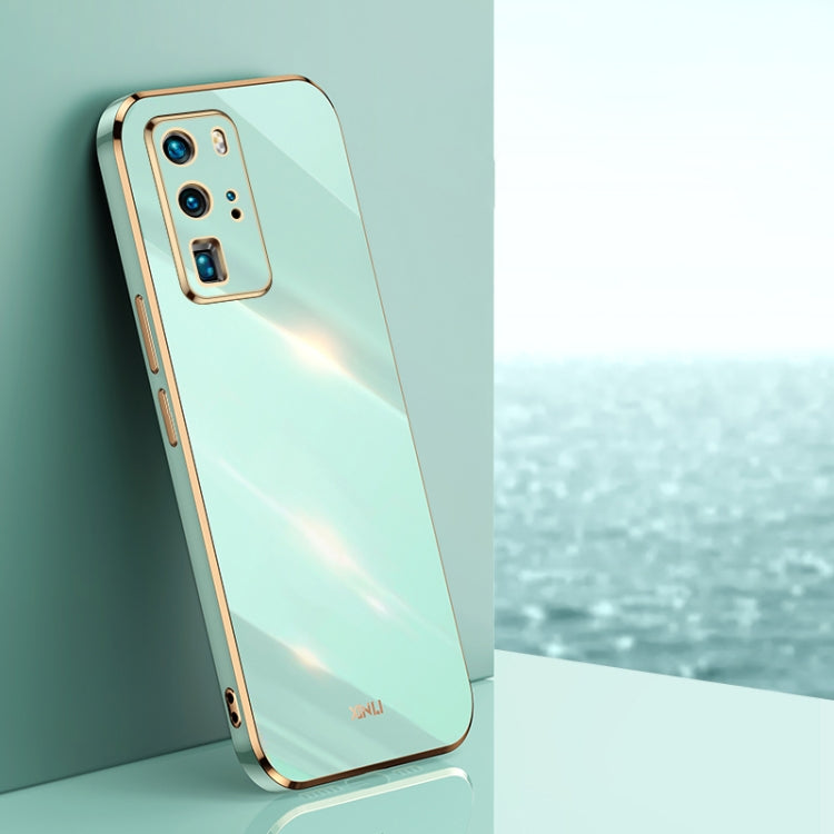 XINLI Straight Edge 6D Electroplate TPU Phone Case, For Huawei P40, For Huawei P40 Pro, For Honor 20