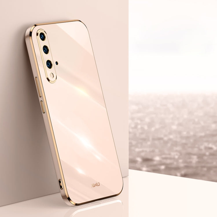 XINLI Straight Edge 6D Electroplate TPU Phone Case, For Huawei P40, For Huawei P40 Pro, For Honor 20
