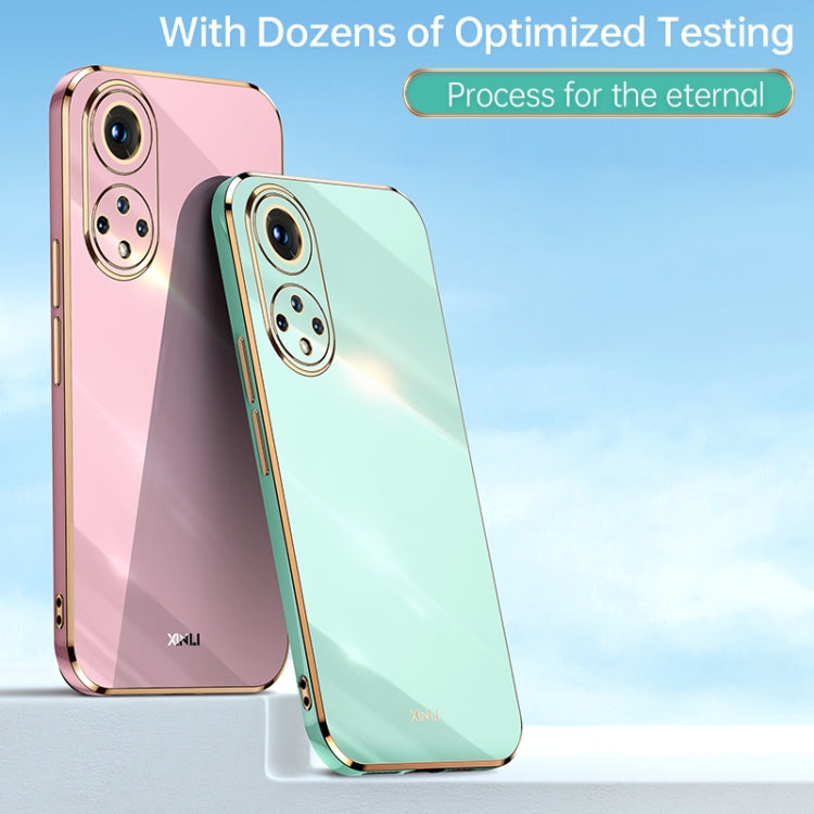 XINLI Straight Edge 6D Electroplate TPU Phone Case, For Honor 50 Pro, For Honor 50 SE, For Honor Play 3