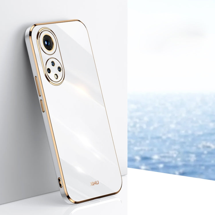 XINLI Straight Edge 6D Electroplate TPU Phone Case, For Honor 50 Pro, For Honor 50 SE, For Honor Play 3