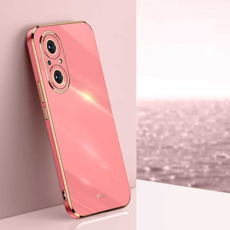 XINLI Straight Edge 6D Electroplate TPU Phone Case, For Honor 50 Pro, For Honor 50 SE, For Honor Play 3