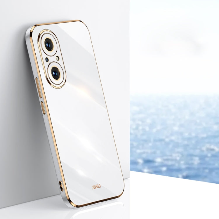 XINLI Straight Edge 6D Electroplate TPU Phone Case, For Honor 50 Pro, For Honor 50 SE, For Honor Play 3
