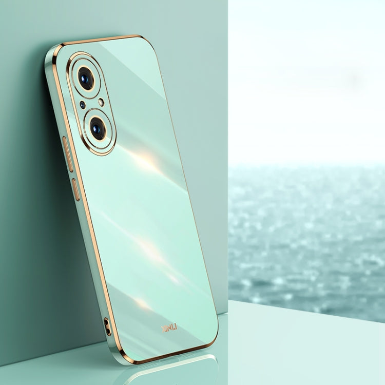 XINLI Straight Edge 6D Electroplate TPU Phone Case, For Honor 50 Pro, For Honor 50 SE, For Honor Play 3