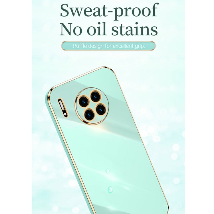 XINLI Straight Edge 6D Electroplate TPU Phone Case with Ring Holder, For Huawei Mate 30, For Huawei Mate 30 Pro, For Huawei Mate 40