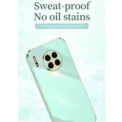 XINLI Straight Edge 6D Electroplate TPU Phone Case with Ring Holder, For Huawei Mate 30, For Huawei Mate 30 Pro, For Huawei Mate 40