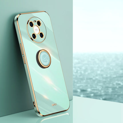 XINLI Straight Edge 6D Electroplate TPU Phone Case with Ring Holder, For Huawei Mate 30, For Huawei Mate 30 Pro, For Huawei Mate 40