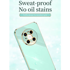 XINLI Straight Edge 6D Electroplate TPU Phone Case with Ring Holder, For Huawei Mate 40 Pro, For Huawei nova 6 5G, For Huawei nova 6 SE