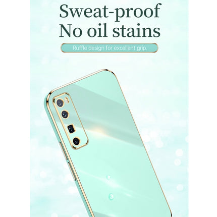 XINLI Straight Edge 6D Electroplate TPU Phone Case with Ring Holder, For Huawei nova 7 5G, For Huawei nova 7 Pro 5G, For Huawei nova 7 SE