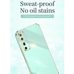 XINLI Straight Edge 6D Electroplate TPU Phone Case with Ring Holder, For Huawei nova 7 5G, For Huawei nova 7 Pro 5G, For Huawei nova 7 SE
