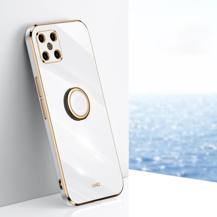 XINLI Straight Edge 6D Electroplate TPU Phone Case with Ring Holder, For Huawei nova 8 5G, For Huawei nova 8 Pro 5G, For Huawei nova 8 SE
