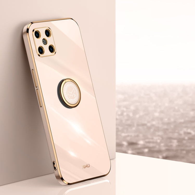 XINLI Straight Edge 6D Electroplate TPU Phone Case with Ring Holder, For Huawei nova 8 5G, For Huawei nova 8 Pro 5G, For Huawei nova 8 SE